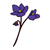 Long-Stemmed Purple Flowers Color PDF