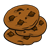 Stack of Cookies Color PNG