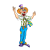 Clown 3 Color PNG