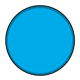 Blue Circle with dark blue border