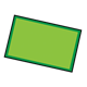 Green Rectangle with dark green border