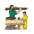 Joseph and Jesus at Work Color PDF