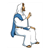 Jesus Sitting Color PDF