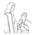 Jesus and the Nobleman Line PNG