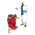 Jesus and the Lame Man Color PNG