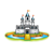 Castle with Moat Color PNG