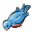 Sitting Bluebird Color PNG