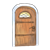 Door with Window Color PNG