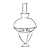 Old-Fashioned Lamp Line PNG