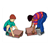 Boys Lifting Briefcases Color PDF