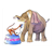 Monkey Ironing Elephant Color PDF