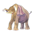 Wrinkled Elephant Color PNG