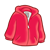 Red Hooded Jacket Color PNG