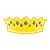 Gold Crown Color PNG
