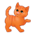Orange-Striped Kitten Color PNG