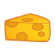 Wedge of Cheese with holes