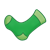 Green Sock Color PNG