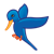 Blue Hummingbird Color PNG