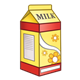 Yellow Milk Carton 
