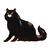 Hairy Black Cat Color PDF