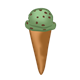 Ice-Cream Cone mint chocolate chip