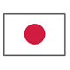 Japanese Flag with black outline