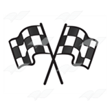 Two Checkered Flags