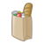 Bag of Groceries Color PNG