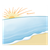 Sunset Beach Color PNG
