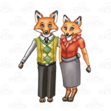 Red Fox Family