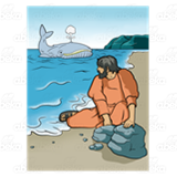 Jonah on the Shore