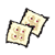 Two Square Crackers Color PNG