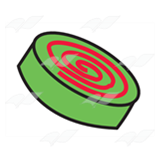 Green Spiral Candy