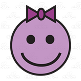 Purple Smiley Face