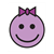 Purple Smiley Face Color PDF