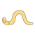 Yellow Worm Color PNG