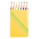 Colored Pencil Box seven pencils