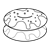 Two Doughnut Stack Line PNG