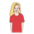 Girl in Red Shirt Color PDF