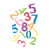 Number Pile Color PNG