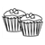 Two Vanilla Cupcakes Line PDF