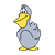 Gray Pelican Color PNG