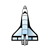 Space Shuttle Color PNG