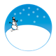 Snow Globe with snowman