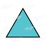 Teal Triangle 1