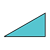Teal Triangle 3 Color PNG