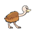 Baby Ostrich Color PNG