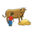 Milking a Cow Color PDF