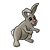 Bunny Standing Up Color PNG