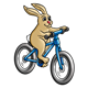 Bunny Riding a Bicycle 